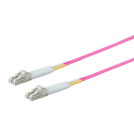 Monoprice OM4 Fiber Optic Cable - LC/LC_ UL_ 50/125 Type_ MultiMode_ 10GB_ LSZH_ 31223